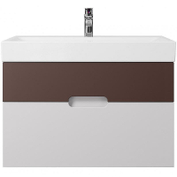 Тумба под раковину Creto Malibu 80 7-1078CS подвесная Chocolate Soft, купить, цена, заказать, магазин, доставка, скидка, промокод, купить, цена, заказать, магазин, доставка, скидка, промокод