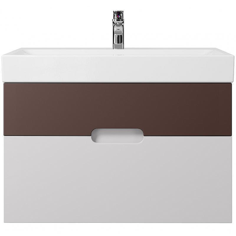 Тумба под раковину Creto Malibu 80 7-1078CS подвесная Chocolate Soft, купить, цена, заказать, магазин, доставка, скидка, промокод, купить, цена, заказать, магазин, доставка, скидка, промокод