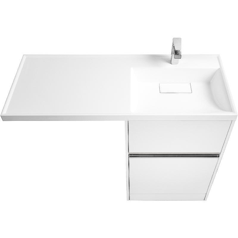 Тумба под раковину Aquaton Лондри 120 R 1A235901LH010 Белый глянец, купить, цена, заказать, магазин, доставка, скидка, промокод, купить, цена, заказать, магазин, доставка, скидка, промокод