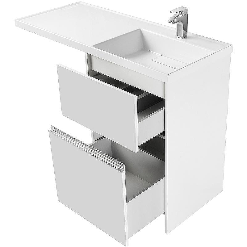 Тумба под раковину Aquaton Лондри 120 R 1A235901LH010 Белый глянец, купить, цена, заказать, магазин, доставка, скидка, промокод, купить, цена, заказать, магазин, доставка, скидка, промокод