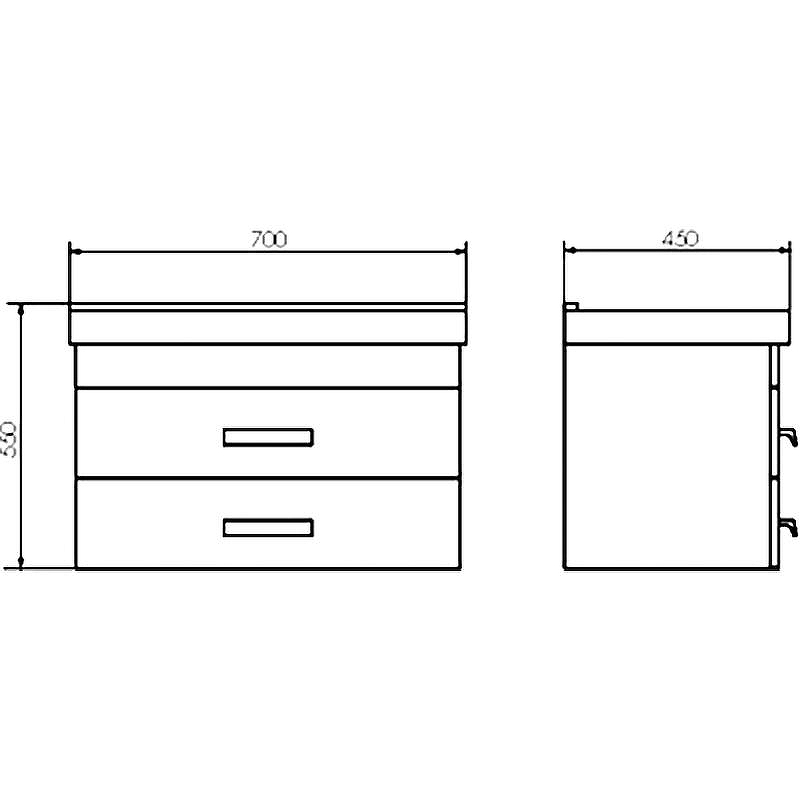 Тумба с раковиной Comforty Никосия 70П 00-00008855 подвесная Дуб темный, купить, цена, заказать, магазин, доставка, скидка, промокод, купить, цена, заказать, магазин, доставка, скидка, промокод