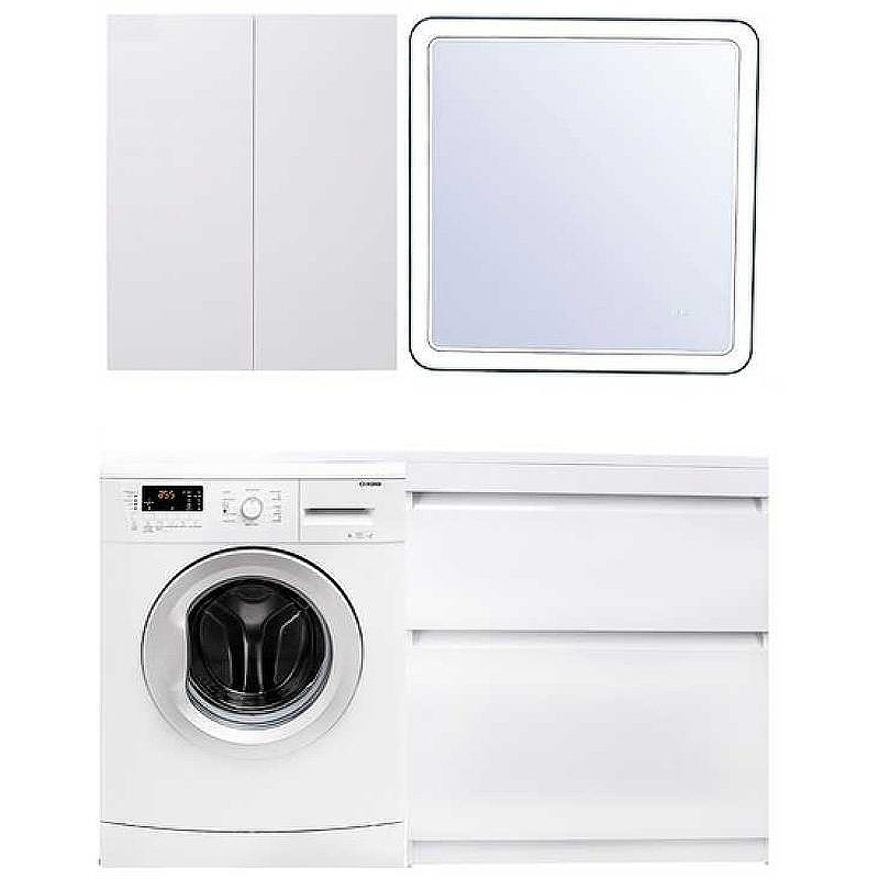 Тумба под раковину Style Line Даллас 150 СС-00002303 Белый глянец, купить, цена, заказать, магазин, доставка, скидка, промокод, купить, цена, заказать, магазин, доставка, скидка, промокод