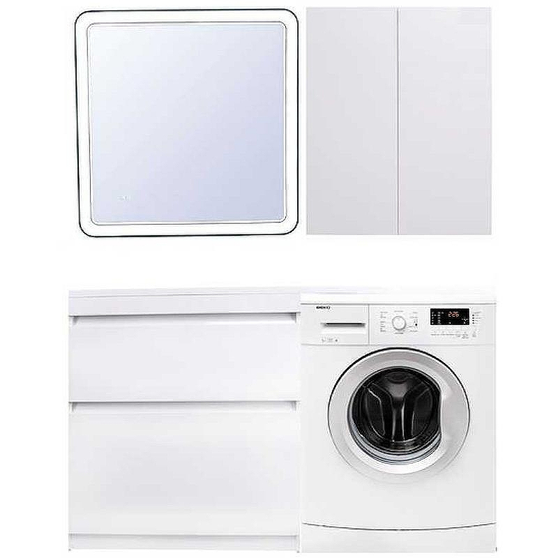 Тумба под раковину Style Line Даллас 150 СС-00002303 Белый глянец, купить, цена, заказать, магазин, доставка, скидка, промокод, купить, цена, заказать, магазин, доставка, скидка, промокод