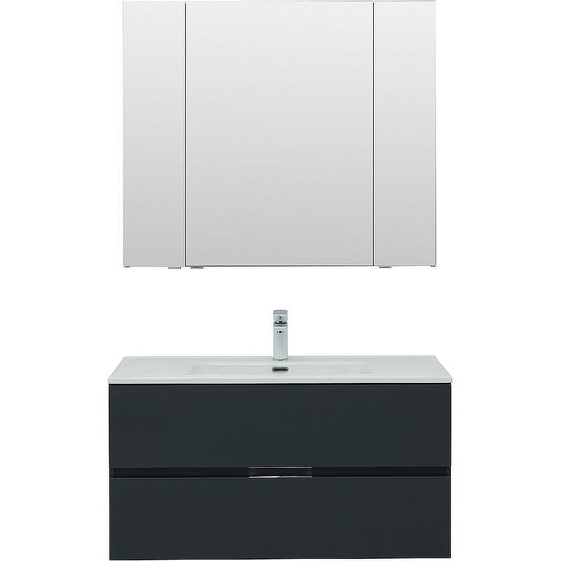 Комплект мебели для ванной Aquanet Алвита New 100 274201 подвесной Антрацит, купить, цена, заказать, магазин, доставка, скидка, промокод, купить, цена, заказать, магазин, доставка, скидка, промокод