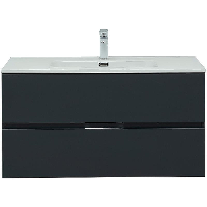 Комплект мебели для ванной Aquanet Алвита New 100 274201 подвесной Антрацит, купить, цена, заказать, магазин, доставка, скидка, промокод, купить, цена, заказать, магазин, доставка, скидка, промокод