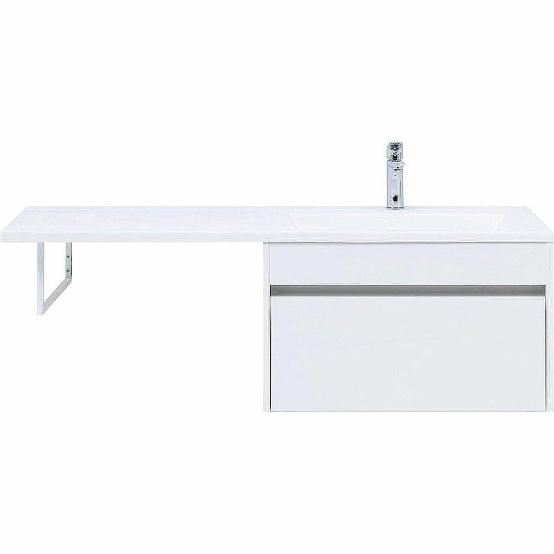 Тумба с раковиной Aquanet Токио 130 R 239218 подвесная Белая, купить, цена, заказать, магазин, доставка, скидка, промокод, купить, цена, заказать, магазин, доставка, скидка, промокод