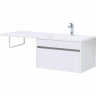 Тумба с раковиной Aquanet Токио 130 R 239218 подвесная Белая, купить, цена, заказать, магазин, доставка, скидка, промокод, купить, цена, заказать, магазин, доставка, скидка, промокод