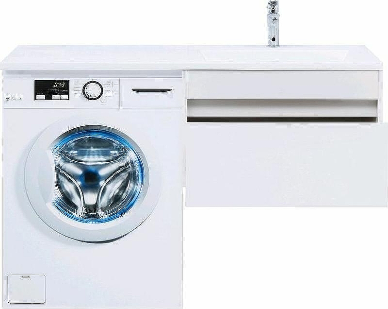 Тумба с раковиной Aquanet Токио 130 R 239218 подвесная Белая, купить, цена, заказать, магазин, доставка, скидка, промокод, купить, цена, заказать, магазин, доставка, скидка, промокод