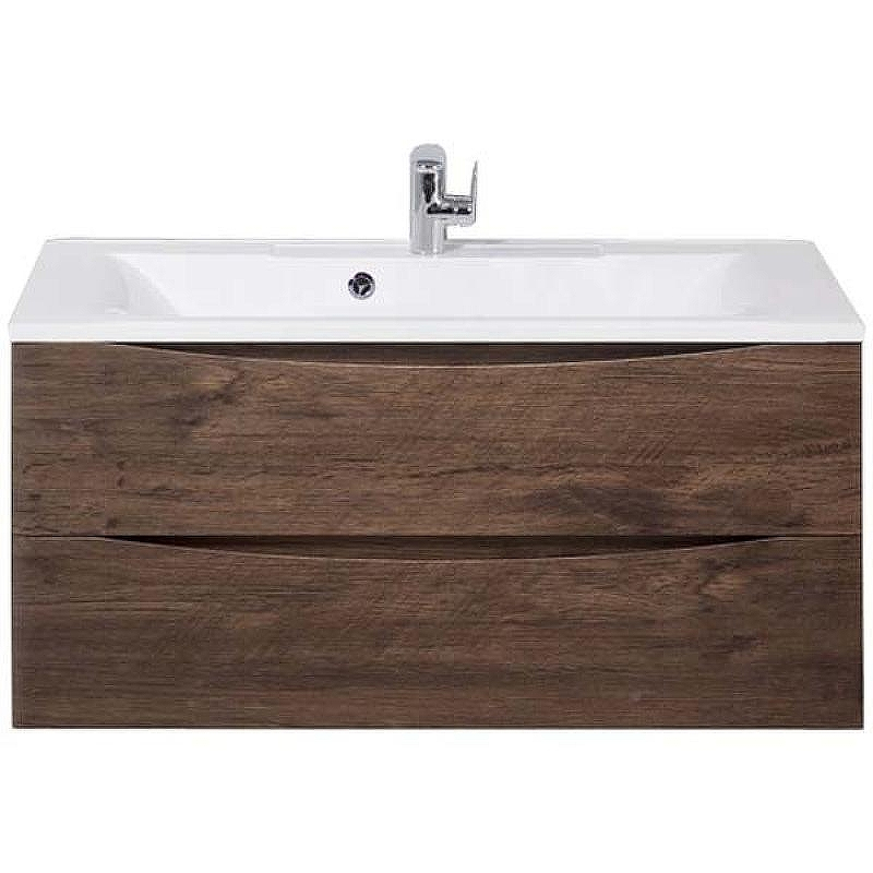 Тумба под раковину BelBagno Marino 100 MARINO-1000-2C-SO-RW-P подвесная Rovere Moro, купить, цена, заказать, магазин, доставка, скидка, промокод, купить, цена, заказать, магазин, доставка, скидка, промокод