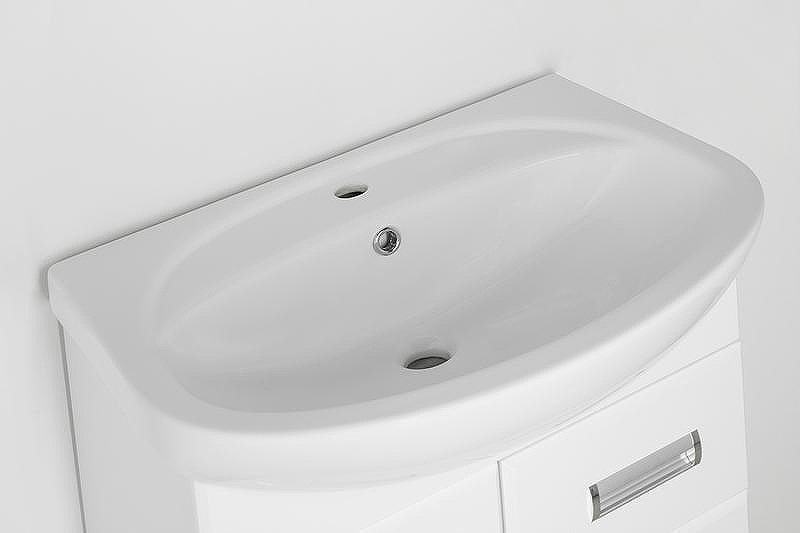 Тумба под раковину Style Line Ирис 65 Белый глянец, купить, цена, заказать, магазин, доставка, скидка, промокод, купить, цена, заказать, магазин, доставка, скидка, промокод