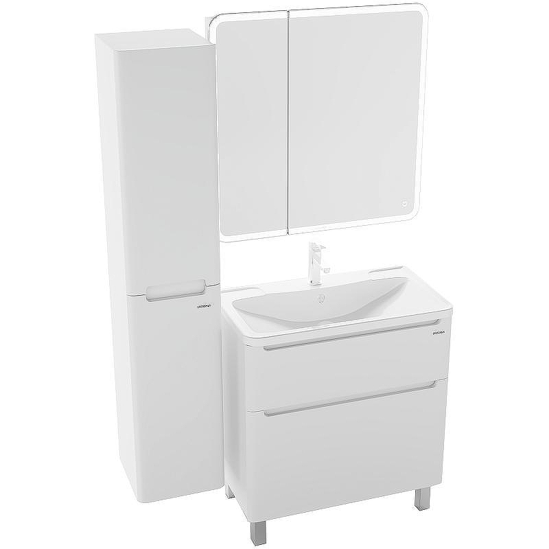 Тумба под раковину Grossman Адель 80 108007 Белая, купить, цена, заказать, магазин, доставка, скидка, промокод, купить, цена, заказать, магазин, доставка, скидка, промокод