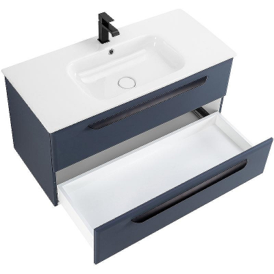 Тумба под раковину Cezares Eco-Cer 120 ECO-CER-1200-2C-SO-GR-P подвесная Grafito без ручек