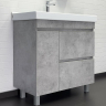 Тумба с раковиной Comforty Осло 80Н 00-00012959 Бетон светлый, купить, цена, заказать, магазин, доставка, скидка, промокод, купить, цена, заказать, магазин, доставка, скидка, промокод