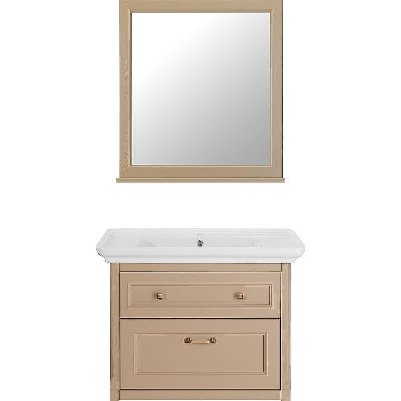 Комплект мебели для ванной ASB-Woodline Толедо 85 Капучино, купить, цена, заказать, магазин, доставка, скидка, промокод, купить, цена, заказать, магазин, доставка, скидка, промокод