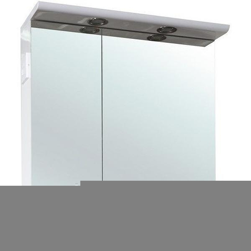 Зеркальный шкаф Bellezza Анкона 70 с подсветкой Белый, купить, цена, заказать, магазин, доставка, скидка, промокод, купить, цена, заказать, магазин, доставка, скидка, промокод