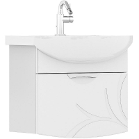 Тумба под раковину Volna Adel 60.1Y tpADEL60.1Y-01 подвесная Белая, купить, цена, заказать, магазин, доставка, скидка, промокод, купить, цена, заказать, магазин, доставка, скидка, промокод