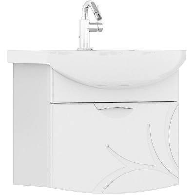 Тумба под раковину Volna Adel 60.1Y tpADEL60.1Y-01 подвесная Белая