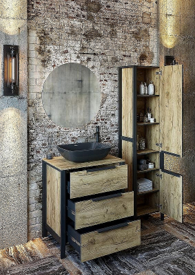 Зеркало Sanflor Гард 70 С22579 с подсветкой с сенсорным выключателем