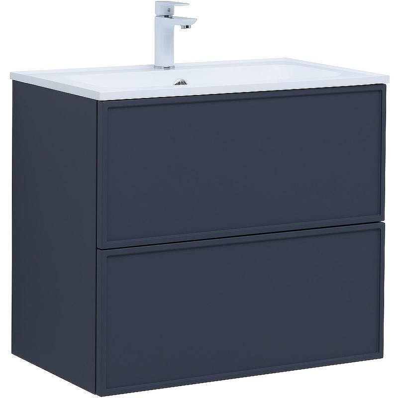 Тумба под раковину Aquanet Арт 75 313265 подвесная Маренго, купить, цена, заказать, магазин, доставка, скидка, промокод, купить, цена, заказать, магазин, доставка, скидка, промокод