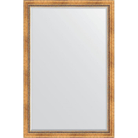 Зеркало Evoform Exclusive 176х116 BY 3620 с фацетом в багетной раме - Римское золото 88, купить, цена, заказать, магазин, доставка, скидка, промокод, купить, цена, заказать, магазин, доставка, скидка, промокод