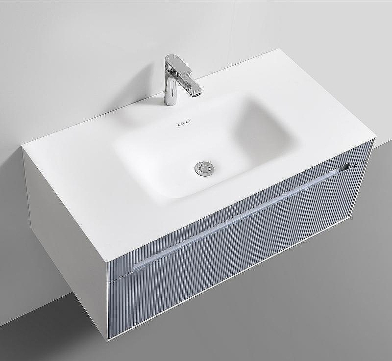 Тумба с раковиной Black&White Universe U920.1000 100 9201000 подвесная Milk white Cement grey, купить, цена, заказать, магазин, доставка, скидка, промокод, купить, цена, заказать, магазин, доставка, скидка, промокод