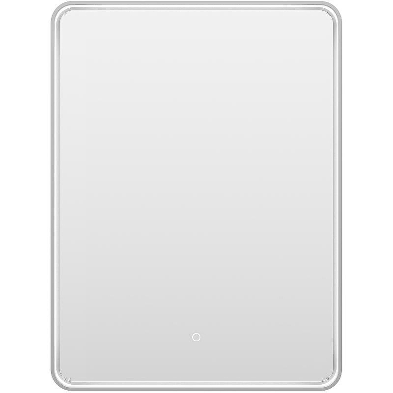 Зеркало Brevita Mercury 60 MER-Rett6-060/80-platinum с подсветкой Платина матовая с сенсорным выключателем, купить, цена, заказать, магазин, доставка, скидка, промокод, купить, цена, заказать, магазин, доставка, скидка, промокод