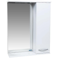 Зеркало со шкафом VIANT Прага 55 R VPRA55-ZSHR Белое, купить, цена, заказать, магазин, доставка, скидка, промокод, купить, цена, заказать, магазин, доставка, скидка, промокод