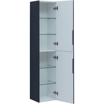 Шкаф пенал Aquanet Джейн 35 313305 подвесной Маренго