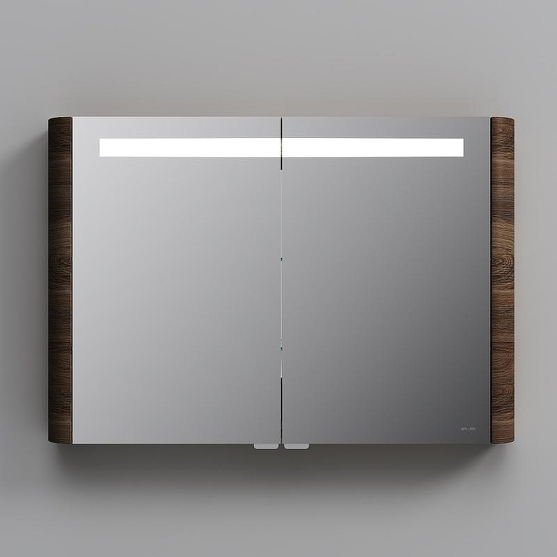 Зеркальный шкаф AM.PM Sensation 100 M30MCX1001NF Орех, купить, цена, заказать, магазин, доставка, скидка, промокод, купить, цена, заказать, магазин, доставка, скидка, промокод