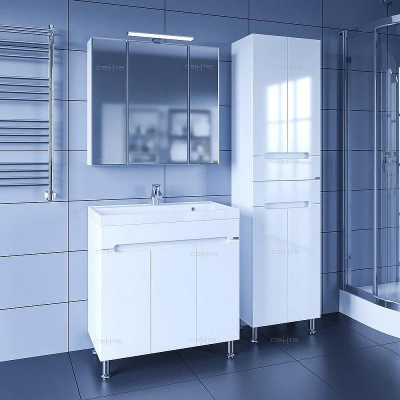 Тумба под раковину СанТа Лондон 80 224018 Белая