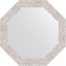 Зеркало Evoform Octagon 63х63 BY 3746 в багетной раме - Соты алюминий 70, купить, цена, заказать, магазин, доставка, скидка, промокод, купить, цена, заказать, магазин, доставка, скидка, промокод