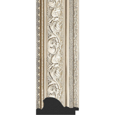 Зеркало Evoform Octagon 81х81 BY 3855 в багетной раме - Виньетка серебро 109