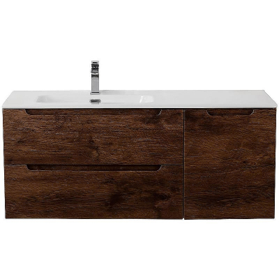 Тумба под раковину BelBagno Etna 100 L ETNA-1000-2C-1A-SO-RW-L подвесная Rovere Moro