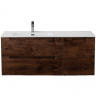 Тумба под раковину BelBagno Etna 100 L ETNA-1000-2C-1A-SO-RW-L подвесная Rovere Moro, купить, цена, заказать, магазин, доставка, скидка, промокод, купить, цена, заказать, магазин, доставка, скидка, промокод