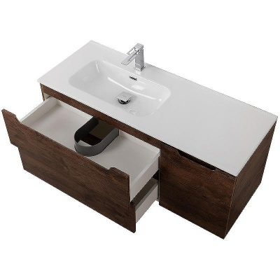 Тумба под раковину BelBagno Etna 100 L ETNA-1000-2C-1A-SO-RW-L подвесная Rovere Moro