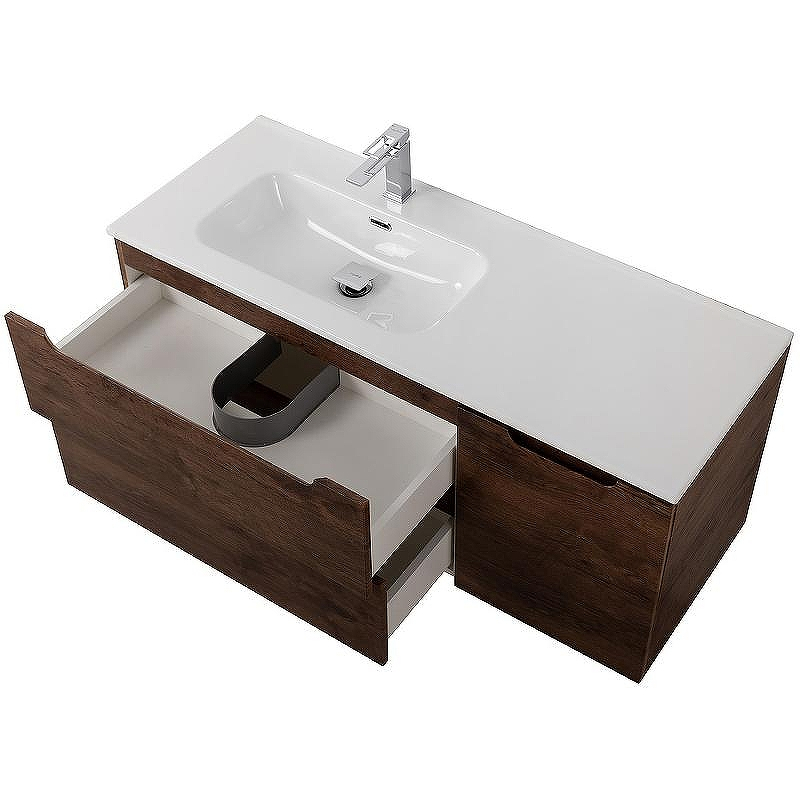 Тумба под раковину BelBagno Etna 100 L ETNA-1000-2C-1A-SO-RW-L подвесная Rovere Moro, купить, цена, заказать, магазин, доставка, скидка, промокод, купить, цена, заказать, магазин, доставка, скидка, промокод