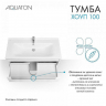 Тумба под раковину Aquaton Хоуп 100 1A287401HP2B0 подвесная Белая матовая, купить, цена, заказать, магазин, доставка, скидка, промокод, купить, цена, заказать, магазин, доставка, скидка, промокод