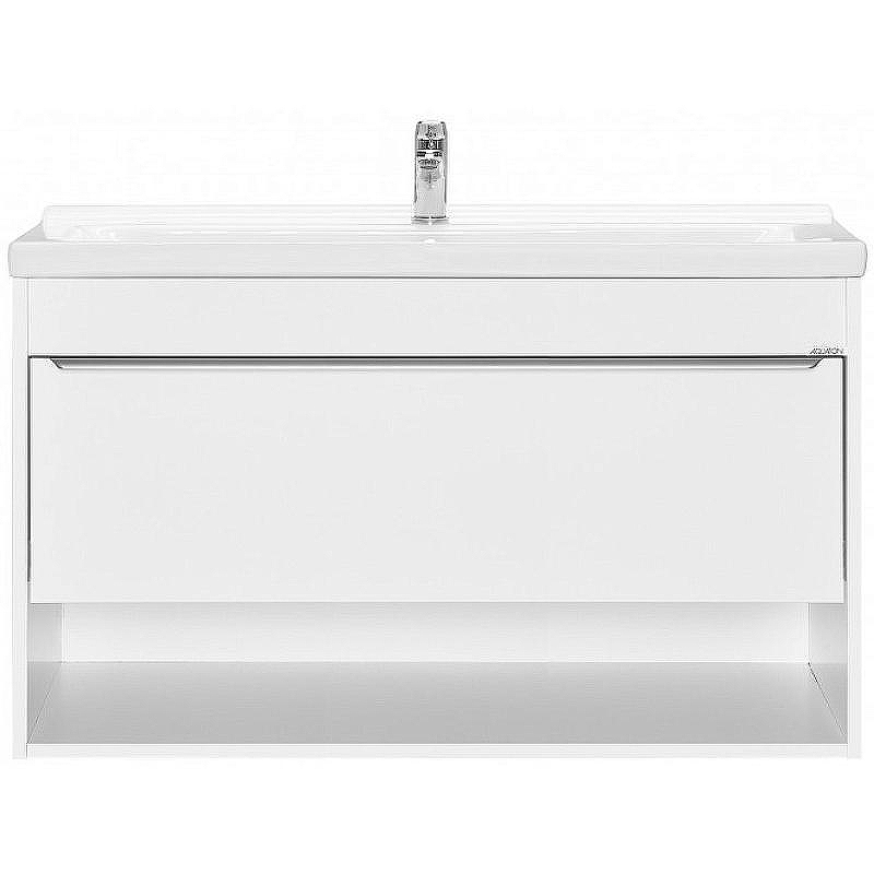 Тумба под раковину Aquaton Хоуп 100 1A287401HP2B0 подвесная Белая матовая, купить, цена, заказать, магазин, доставка, скидка, промокод, купить, цена, заказать, магазин, доставка, скидка, промокод