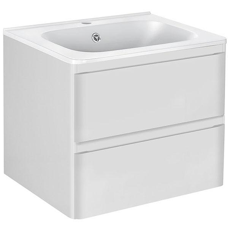 Тумба под раковину Vincea Vico VMC-2V600GW подвесная G.White, купить, цена, заказать, магазин, доставка, скидка, промокод, купить, цена, заказать, магазин, доставка, скидка, промокод