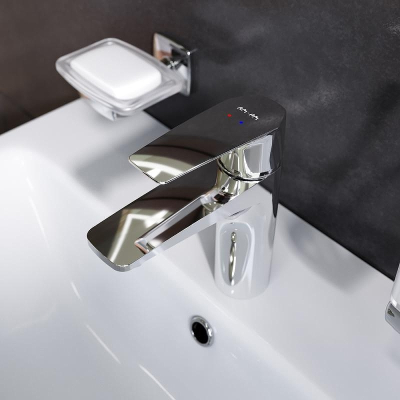 Комплект мебели для ванной AM.PM Gem S 60 BK91GC Светлый дуб со смесителем для раковины и аксессуарами, купить, цена, заказать, магазин, доставка, скидка, промокод, купить, цена, заказать, магазин, доставка, скидка, промокод