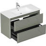 Тумба под раковину Allen Brau Paris 100 1.360002.CGM подвесная Олива матовый, купить, цена, заказать, магазин, доставка, скидка, промокод, купить, цена, заказать, магазин, доставка, скидка, промокод