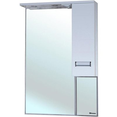 Зеркало со шкафом Bellezza Сиена 60 R 4613909001014 с подсветкой Белое