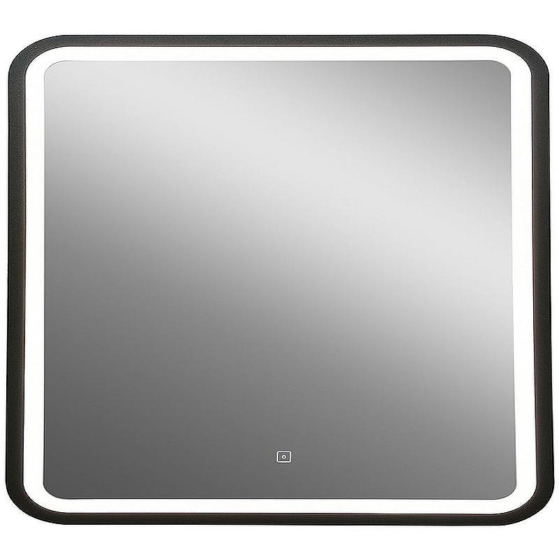 Зеркало Art&Max Genova AM-Gen-900-800-DS-F с подсветкой с сенсорным выключателем Черное, купить, цена, заказать, магазин, доставка, скидка, промокод, купить, цена, заказать, магазин, доставка, скидка, промокод