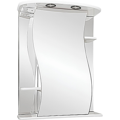 Зеркальный шкаф Misty Лиана 60 R Э-Лиа02060-01СвП с подсветкой Белый