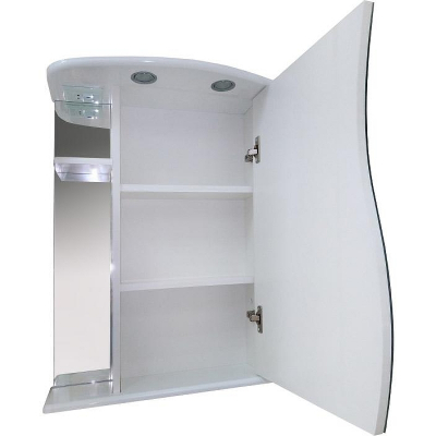 Зеркальный шкаф Misty Лиана 60 R Э-Лиа02060-01СвП с подсветкой Белый