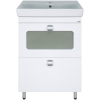 Тумба с раковиной Misty Урал 60 УТ000011727 Белая, купить, цена, заказать, магазин, доставка, скидка, промокод, купить, цена, заказать, магазин, доставка, скидка, промокод