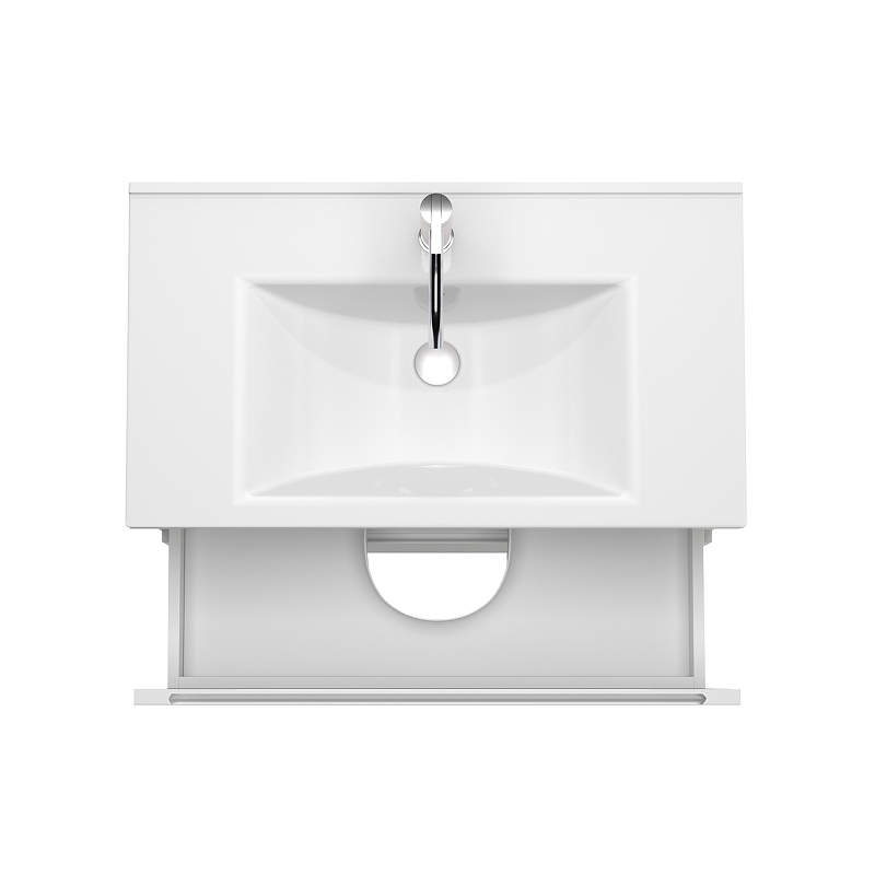 Тумба под раковину ЗОВ Дион 100 D100BD подвесная цвет Белый матовый Дуб медовый, купить, цена, заказать, магазин, доставка, скидка, промокод, купить, цена, заказать, магазин, доставка, скидка, промокод