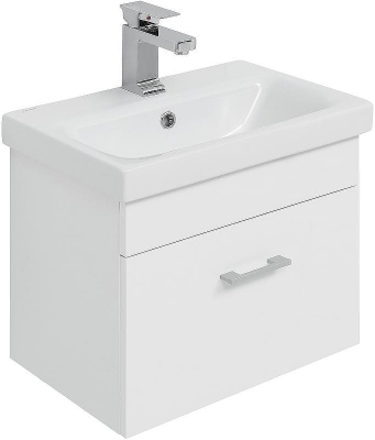 Тумба с раковиной Aquanet Нота 50 254064 подвесная Белая