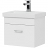 Тумба с раковиной Aquanet Нота 50 254064 подвесная Белая, купить, цена, заказать, магазин, доставка, скидка, промокод, купить, цена, заказать, магазин, доставка, скидка, промокод
