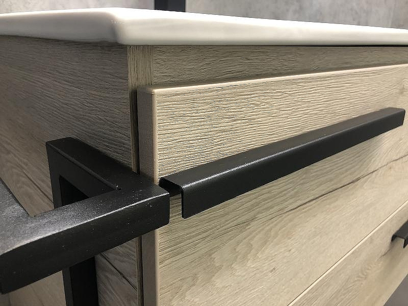 Тумба с раковиной Comforty Дюссельдорф 90 00-00004093 Дуб дымчатый, купить, цена, заказать, магазин, доставка, скидка, промокод, купить, цена, заказать, магазин, доставка, скидка, промокод